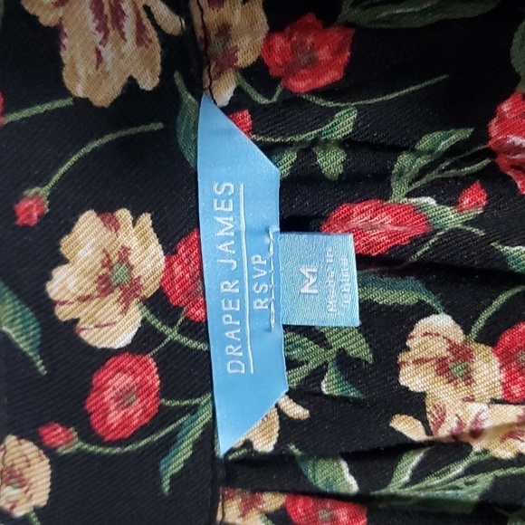 NEW DRAPER JAMES RSVP Elbow Sleeve Rayon Dress Medium - Picture 7 of 16